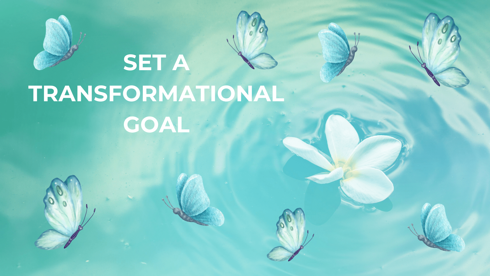 STEP TWO: SET A TRANSFORMATIONAL GOAL