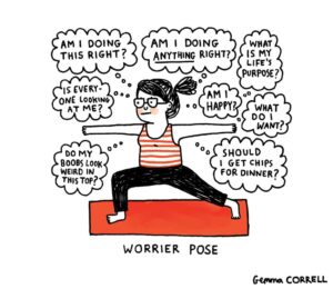 Mindfulness habits - Worrier Pose or Warrior Pose